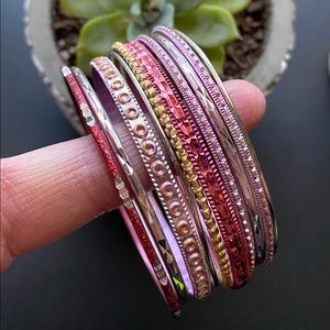 Bracelets, set of 10